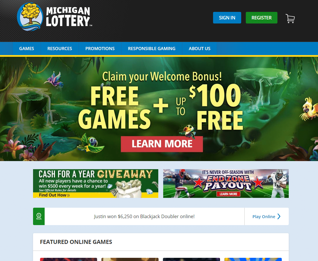 Michigan Lottery Review last update: October 2025