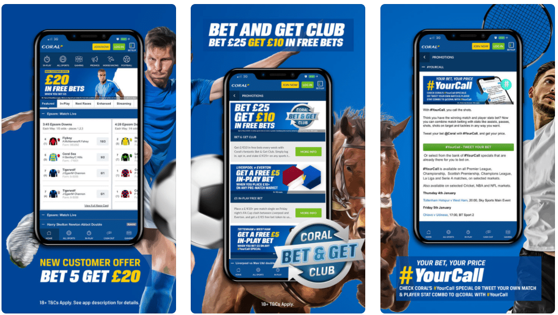 Coral Promo Code last update: September 2025 : Up to £20 in freebets