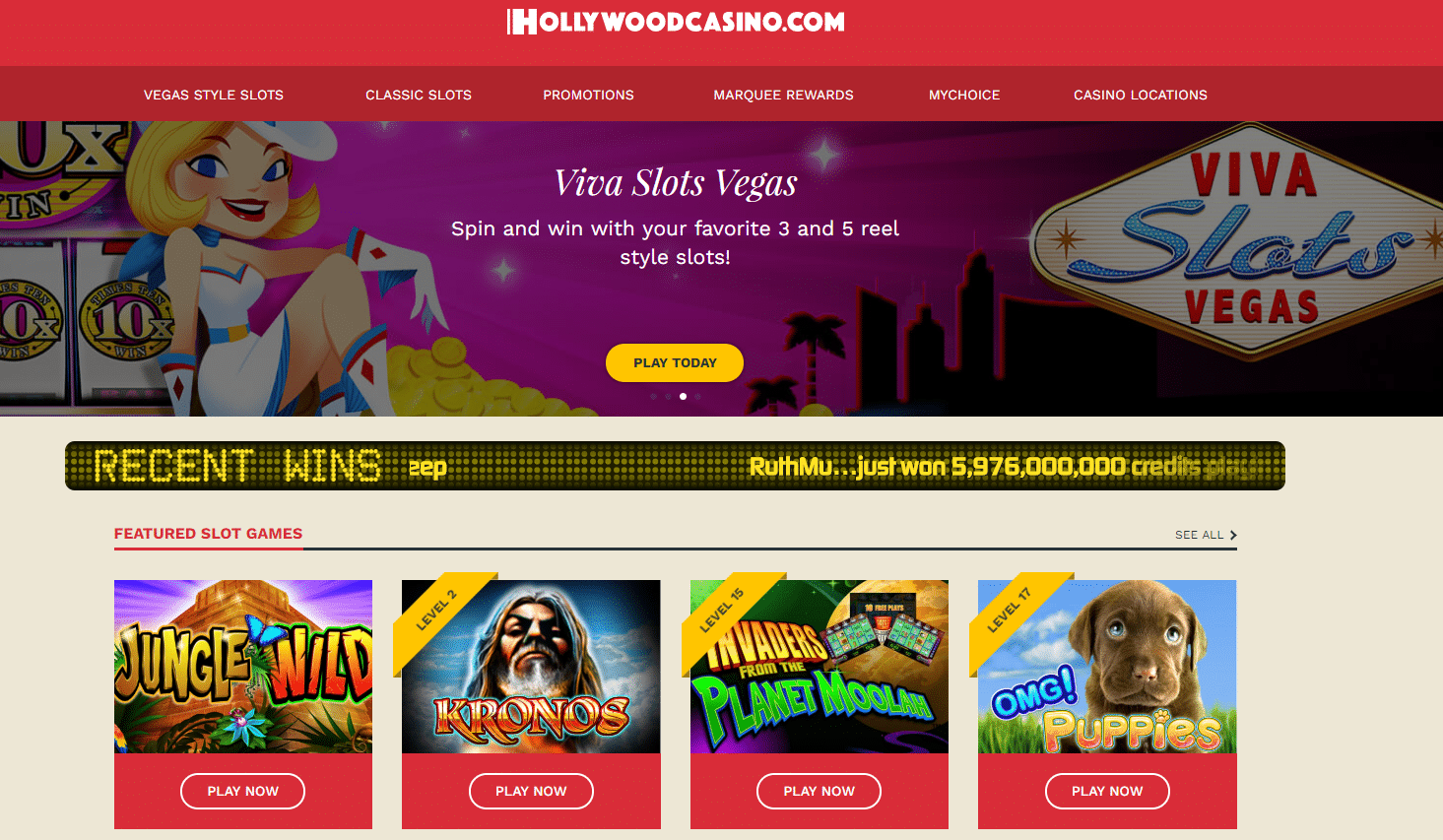 hollywood casino app promo codes