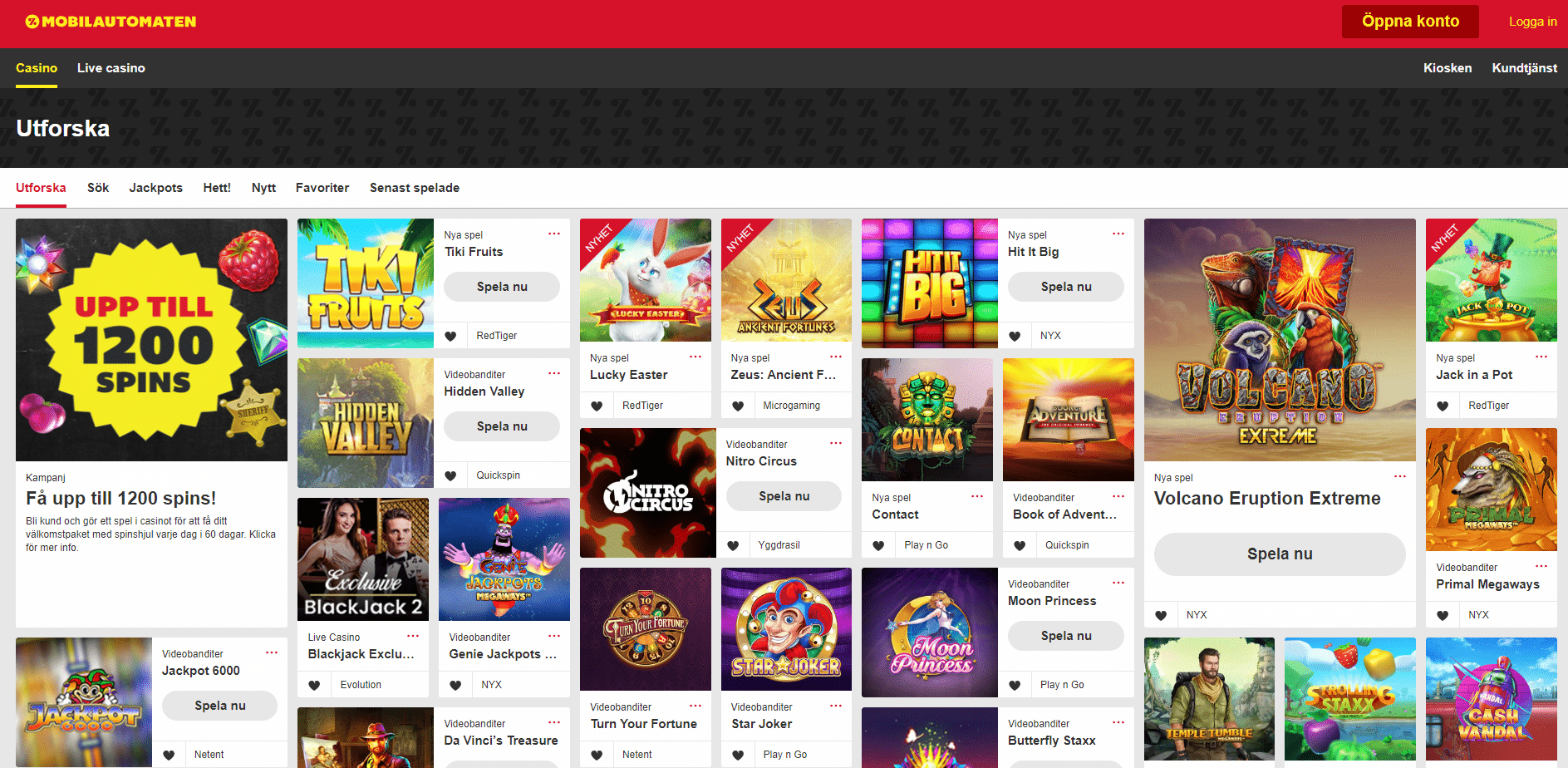 mobileautomaten se landing