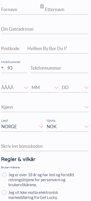 getlucky no register