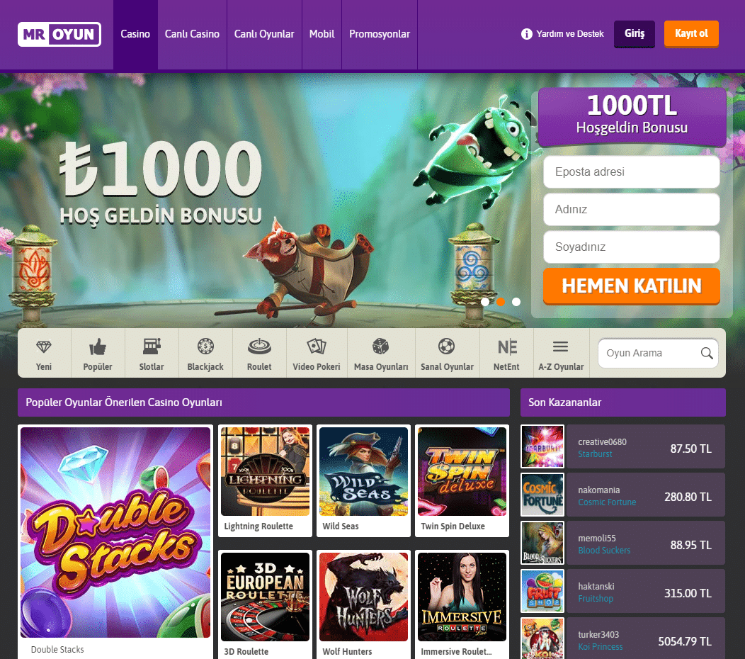 mroyun tr landingpage