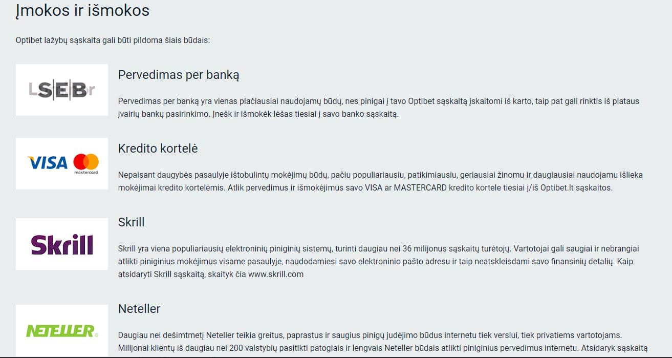 optibet lt optibet piniginę