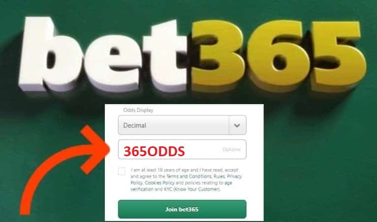 Bet365 ボーナスコード