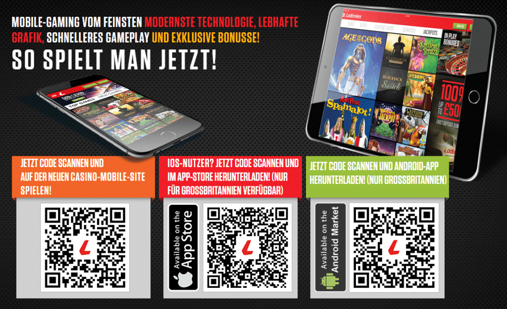 Ladbrokes Aktionscode für mobile