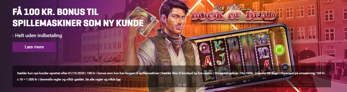 Casino.dk Bonuskode: velkomstbonus