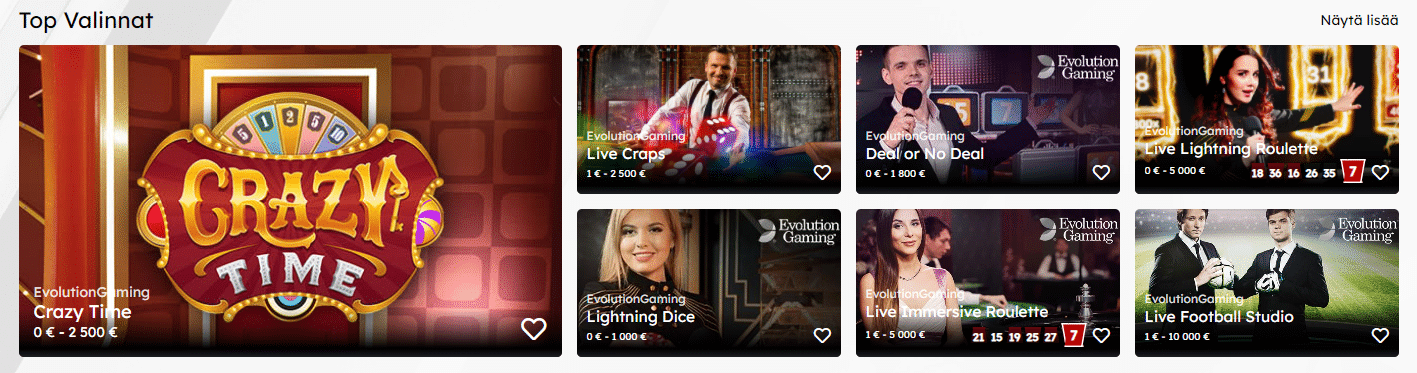 Uberlucky bonuskoodi: Kasino