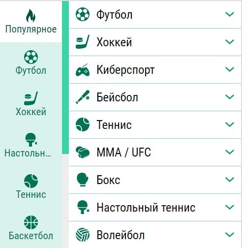  Ставки в БК Лига Ставок