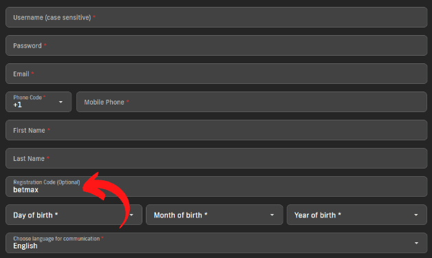 Bet99 registration code canada